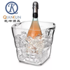 Fantasy bar music restaurant KTV special price large, medium and small Yuanbao ice bucket plastic champagne red wine ice cube ice bucket transparent 5 liters can hold 5 small beers