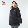 Camel Women's 1930 Parker Down Jacket Warm and Thickened Mid-Length Fashionable Couple Jacket