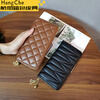 Ye Yuling Plaid Women's Wallet Women's Long Multifunctional Wallet 2025 New Fashion Card Bag Clutch Wallet Zipper Main Image