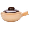 Hanbao casserole single handle unglazed old-fashioned clay pot rice casserole for one person traditional household clay pot with handle medium size factory price direct sales 1.6L