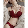 Victoria's Secret Victoria's Secret Bra Push Up Adjustable Red Zodiac Year Lace Wedding Bra Set Pure Desire Comfortable Royal Sister Red Set 75B