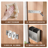 Gun gray stainless steel chopstick barrel storage box chopstick cage wall-mounted knife rack storage rack without punching knife storage rack gun gray three chopstick barrels-with water box