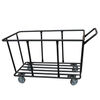 Laundry room linen storage cart hotel collection cart room service cart thickened plastic work clear blue large complete set of cart extra thick version with double bearings