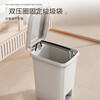 Trash can foot-operated household large-capacity 2025 new toilet bathroom bedroom kitchen living room with lid large Big Mac 30L double-open foot-operated trash can
