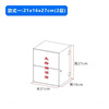 Lost and found box, transparent acrylic voting donation box, merit box, charity box, customized box with lock, small size 21*16*27CM, second floor, lock