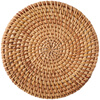 Muke handmade rattan insulation mat, home dining mat, plate and bowl mat, casserole mat, coaster, tea coaster, pot mat, anti-scalding table mat, rattan insulation mat 8cm single piece