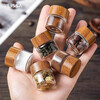 Mini tea jar glass sealed jar portable storage jar food grade coffee powder bean repackaging jar storage moisture-proof coffee bean sealed jar 20ML