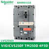 Schneider Electric vigi CVS100F/160F/250F/400/630F 4P leakage molded case circuit breaker VIGICVS250F TM250D 4P3D L