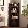 Craftsman decorative corner cabinet corner cabinet household multi-layer corner cabinet wall cabinet wine cabinet bedroom multi-functional storage shelf bookshelf corner cabinet upgraded bold version three-layer doorless version