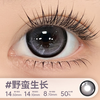 Eva's imaginary daily disposable 10 pieces of medium and large diameter color disposable contact lenses for beautiful contact lenses. Wild growth 0 degrees