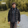 Semir down jacket men's three-proof jacket lightweight thin down liner stand collar top 25 winter warmth 109725113122