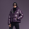 Govan Black Gold Goose Down Jacket Pioneer 5.0 Four Plates 2025 New Small Commuting Women's Down Jacket Purple Gold No. 5 M