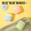 Deli student three-hole sealed door pencil sharpener large-caliber pencil sharpener lead core grinder thick rod triangular pencil sharpener school stationery exam children's birthday gift boys and girls random