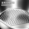 Best helper Nicholas Tse recommends 316L stainless steel drain basket multi-functional rice washing artifact household rice washing vegetable washing fruit kitchen special dishwashing basin