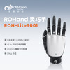 OYMOTION Aoyi Technology Robot Dexterous Hand ROH-LiteS001 Educational and Scientific Research Intelligent Bionic Hand Robotic Arm Five-Finger Dexterous Hand Bionic Glove Humanoid Robotic Hand Black-Standard Four-Core Cable-CAN Interface-Left Hand