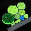 He Jiagong level green light level bubble with magnetic level high precision mini level bubble balance ruler universal level bubble small level 8X23mm 10 pack