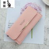Kangaroo (KANGAROO) versatile fashion day simple buckle elegant women's wallet multi-functional large capacity long wallet C119-140 red