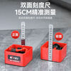 An Junsheng level ruler box steel ruler box plastic box mason laying tile horizontal line positioning height leveling clip box equal height ruler 2 pack + 50 leveling tools