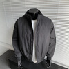 SWAMP AREA flight jacket men's autumn and winter velvet thickened warm beautiful cotton coat SWC296JR rock gray XL