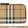 BURBERRY Classic Plaid Polyurethane Wallet Women's Brown New Year's Gift Basic Pack (Bag + Dust Bag)