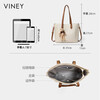 Viney cowhide bag women's bag large capacity tote bag light luxury crossbody shoulder bag birthday New Year's Day gift for girls and girlfriends