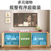 Zhou's Muyu solid wood TV cabinet modern minimalist home small apartment living room TV cabinet high cabinet drawer storage storage cabinet walnut color-160*40*70 4 doors + 3 drawers