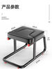 Gumuni fitness chair inversion artifact stretcher household inversion stool hanging A artifact inversion chair upside down yoga black thickened legs full steel steel frame + double arms