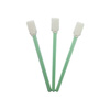 Dust-free cotton swabs, precision industrial non-purifying dust-free cloths, sponge head wiping swabs, cotton swabs, ultra-fine sponges, medium flat head, extended style, 100 pieces per pack