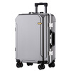 Xiaomi Li high-end suitcase can seat 22 people, suitcase for men and women, 20 boarding suitcase, college student business large capacity, 26 trolley case, supreme aluminum frame model, dark gray 24 inches, gold size