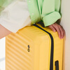 Echolac Light Oxygen Suitcase Lightweight Trolley Case Expandable Universal Wheel Suitcase PC316 Lemon Yellow 20 inches