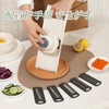 FENGCHI Fengchi multifunctional vegetable cutter new anti-cut hand grater slicing artifact potato shreds radish shreds hand guard vegetable cutter gray and white set