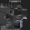 SIEMENS imported from Germany Black Cube professional built-in electric oven 71L 3 degrees temperature control large capacity self-cleaning household pure oven HB534ABR0W