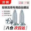 Peifan self-tapping light steel keel flat head screws small fat nails ceiling decoration fixing screws light steel keel (500 pieces)