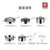 ZWILLING 2025 stainless steel pot set, wok, non-stick pan, 6-piece steamer, soup pot, milk pot, all-steel pot set Nova