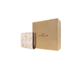 COACH Snap Wallet 11 short carriage print zipper snap closure canvas and leather wallet gift box (basic + yellow counter gift box)