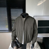 SWAMP AREA flight jacket men's autumn and winter velvet thickened warm beautiful cotton coat SWC296JR rock gray XL
