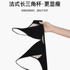 Seamless underwear for women, summer thin, small breasts, no steel rings, comfortable and sexy, deep v rabbit ears, triangle cup bra 2025 new style, black suit + champagne suit XL suitable for 85A/85B