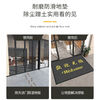 Welcome door mat hotel entrance floor mat shop company welcome foot mat high-grade gray stain-resistant anti-slip carpet double stripe-lucky cat-welcome-dark red 80*120cm regular size