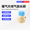 Weigusi water distributor radiator exhaust valve air release water exhaust valve sewage small basket manual air release valve 1 2 points old brass drain valve