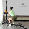 First-generation dumbbell rowing machine for home multifunctional fitness, foldable storage, weight adjustment, fitness and fat loss, rowing machine vitality orange (bare machine model without dumbbells)