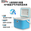 Medical insulated box refrigerator 2-8 milk storage small refrigerator breast milk car portable insulin medicine box 5.5L blue cold storage 48H with 6 ice packs safe storage of medicines breast milk food/no need to plug in