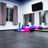 RECHFIT gym rubber floor mats, shock-absorbing, soundproofing, anti-slip, anti-smashing, cushioning floor fitness floor mats, sports floor rubber