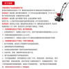 YAT small agricultural ditching and weeding gasoline rotary tiller four-stroke micro tiller loose soil tiller 6-knife pulley