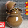 Iosn pickle jar Sichuan ceramic earthenware small household old-fashioned sauerkraut large pickle jar pickle jar thickened 55 catties jar mouth heightened without inner cover gift package delivery logistics
