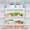 Rongsheng 520L cross-door four-door refrigerator ultra-thin large-capacity household first-class energy efficiency dual-frequency air-cooled frost-free BCD-520WD12FP gray national subsidy trade-in large-capacity dual-frequency CCA antibacterial odor