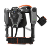Aosha intelligent electric upper-limb exoskeleton robot carries heavy objects to assist firefighting, rescue, logistics and warehousing. Smart motorized armor. Wearable assistive exoskeleton for rehabilitation. Human body assistance. FIT-U Pro
