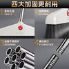 Kelibang broom, courtyard sweeping and wiping all-in-one broom, white extended and extra large non-bending broom, floor dust sweeping and cleaning tool upgrade 40*135cm KB2205