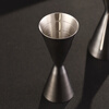 Xiangmanchu stainless steel double-headed measuring cup wine measurer ounce cup mixing cup integrated inner and outer scale Jigger30 integrated measuring cup 30/45mL