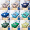 Primary and secondary school student desk cover 40x60 classroom waterproof tablecloth table cover sky blue school desk study desk cover royal blue/thick anti-wrinkle cloth type B three-sided skirt/40x60cm waterproof/fitable