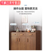 Weekend island coffee machine console office tea cabinet living room sideboard home cupboard solid wood color preparation table against the wall upgraded model with fence 63cm tulip sandalwood color
